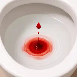 Imagem ilustrativa de sangue na urina
